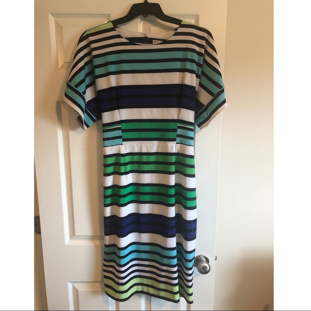 🌟New York & Company Blue Striped Dress 💙